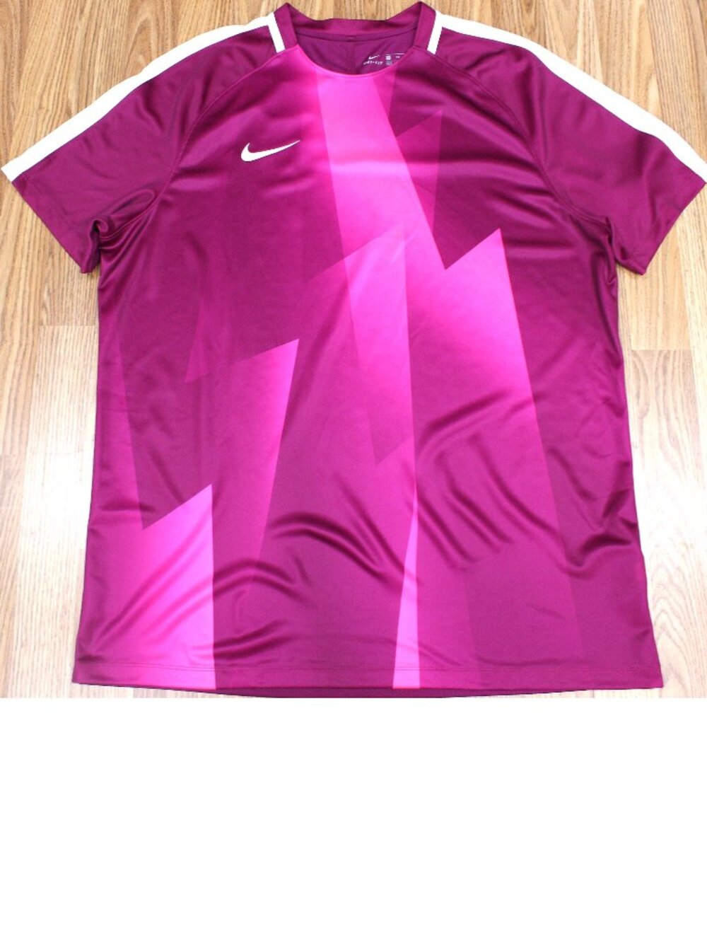 NIKE DRI-FIT POLYESTER T-SHIRT VIOLET & WHITE Sz 2X-LARGE, XXL